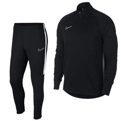 nike academy drill trainingspak zwart|trainingspak nike zwart.